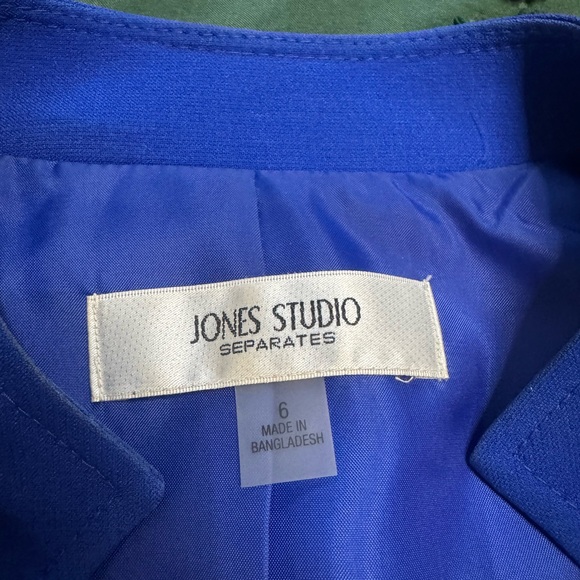 Jones Studio Vibrant Blue Women's Blazer - Picture 8 of 9